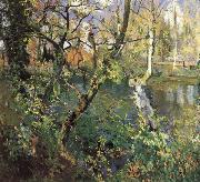 Joaquin Mir Trinxet The Waters of Moguda oil painting